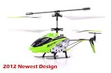 Syma 2012 Newest Design - Syma S107G 3 Channel RC Radio Remote Control Helicopter with Gyro - Green Color