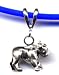 18 Blue Bulldog Necklace Sterling Silver Jewelry