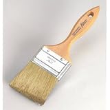 Ateco Flat Pastry Brush with Stainless Steel Ferrule and White Bristles, 1 Inch Wide by