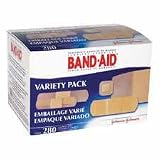 Johnson & Johnson : Sheer/Wet Adhesive Bandages, Assorted Sizes, 280 per Box -:- Sold as 1 BX