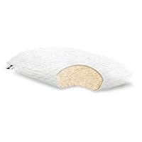 Z by Malouf 100% Natural Shredded Talalay Latex Pillow with Bamboo Cover, Queen