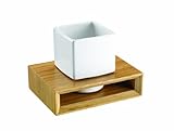 IMAGE OF Croydex WA681876YW Tumbler and Holder, Oak