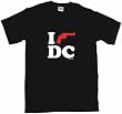 I Gun Washington DC Men's Tee Shirt in 12 colors Small thru 6XL