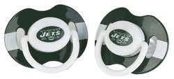 New York Jets Pacifiers 2 Pack Safe BPA Free