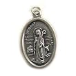 Saint Bridget - Saint Patrick Two-sided Oxidized Medal - MADE IN ITALY