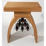 Wine Buffet (Natural) (36H x 20W x 30D) by Stacks and Stacks