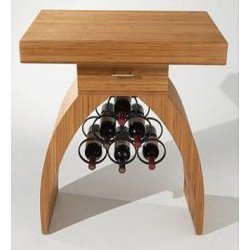 Wine Buffet (Natural) (36H x 20W x 30D) by Chopping Blocks