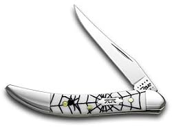 CASE XX White Delrin Spider Web Toothpick 1/500 Pocket Knife Knives