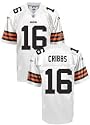 Cleveland Browns Josh Cribbs Replica Adult White NFL Equipment Jersey