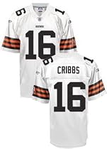 Cleveland Browns Josh Cribbs Replica Adult White NFL Equipment Jersey