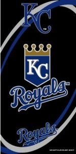 Kansas City Royals Fiber Reactive Pool/Beach/Bath Towel (Team Color)