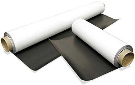 PrintMagnetVinyl .015" x 40" x 50' Magnetic Sheeting Roll w/ Vinyl Coating for Printing (Indoor/Outdoor Applications)