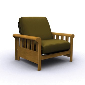 Elite Renaissance Jr. Twin Chair Futon Frame