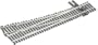 Peco HO Scale Code 83 Electrofrog #5 Right-Hand Turnout