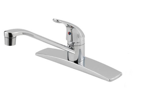Price Pfister G134-1444 Single Lever Kitchen Faucet, Polished Chrome