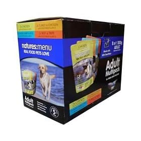 Natures Menu Adult Dog Food Variety 8 Pack 300g