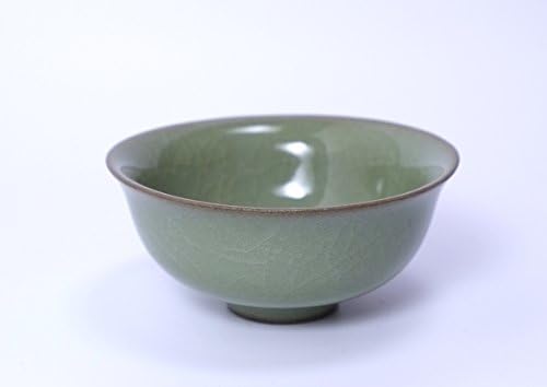 NANSHUI ®Longquan celadon plum green high bowl cup. set of 1
