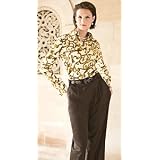 AUSTIN REED FILIGREE-PRINT BLOUSE at Barrie Pace