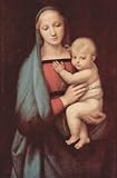 Raffael (Madonna del Granduca, Scene: Mary with Christ Child) Art Poster Print - 11x17