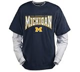 Michigan Wolverines NCAA Walk On Double Layer Shirt