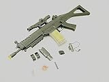 M28 Airsoft Rifle Spring Loaded Cock & Shoot Single Shot M82 Style Airsoft Gun Full Scale 1/1 Shoots Around 240 FPS