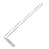 uxcell　六角レンチ　L型レンチ　インナー六角型　ボールエンドデザイン　金属　シルバートーン