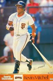 San Francisco Giants KEVIN MITCHELL Baseball SPORTS ILLUSTRATED Poster Mint Sealed (23