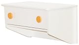 Berg Oslo Changing Table (Attaches to Either End of Crib) White/Orange
