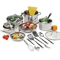 Wolfgang Puck- Cookware Set, 18 pc.