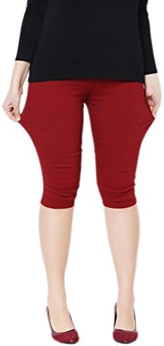 Double Lee Women's Twill Woven Shorts Pull-on Colored Plus Fertilizer Leggings