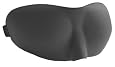 Dream Essentials Sweet Dreams Contoured Sleep Mask with Earplugs and Travel Pouch ~ Black
