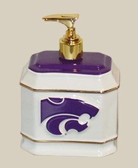 Kansas State Wildcats Bathroom Liquid Soap Dispenser NCAA College Athletics