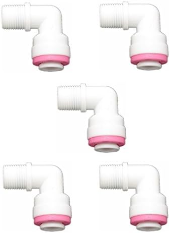 Reverse Osmosis RO 1/8" Male x 14" Tube Quick Connect Check Valve Type L Pack of 5