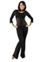 Bellydancer's Imperial Flare Leg 3/4 Sleeve Unitard