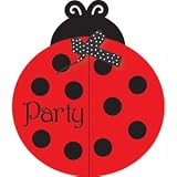 Ladybug Fancy Party Invitations (8 ct)
