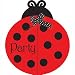 Creative Converting Ladybug Fancy Birthday Party Invitations, 8-Count