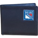 NHL Boxed Bifold Leather Wallet in Tin - New York Rangers