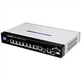 Linksys SRW208P 8PORT 10/100 POE (4PT) SWCH SNMP W/ WEBVIEW QOS 2GBIC PT