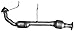 Pacesetter 326087 Raw Steel Direct Fit Catalytic Converter for 2007-2010 Toyota Tundra V8 5.7 PS (Non C.A.R.B. Compliant)