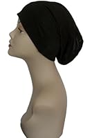 Black Under Scarf Tube Cap (Hijab Accessory)