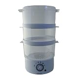 ThreeTier Steamer in White