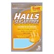 Halls Cough Drops Sugar Free Honey-Lemon - 25 Drops/Bag, 12 Bags/Case