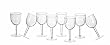 CreativeWare Polycarbonate Wine Glass Set of 8