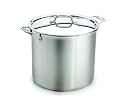 All-Clad Stainless 12-Quart Tall Stock Pot with Lid