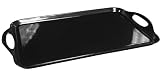 31BiLz9OzwL. SL160  Calypso Basics, 07100, Melmaine Rectangular Tray, Black