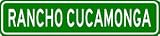 RANCHO CUCAMONGA City Limit Sign - High Quality Aluminum