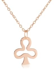 Samantha Faye "Casino Collection" Clover Pendant Necklace, 18"