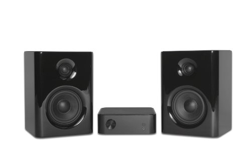 Kanto Speakers YARO-COMBO 2-Channel Audio System with Bang and Olufsen ICEpower Technology (Piano Black) On Sale