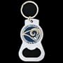 St. Louis Rams Bottle Opener Key Ring - NFL Football Fan Shop Sports Team Merchandise