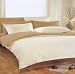 Reversible Ivory/Latte Super King Duvet Cover